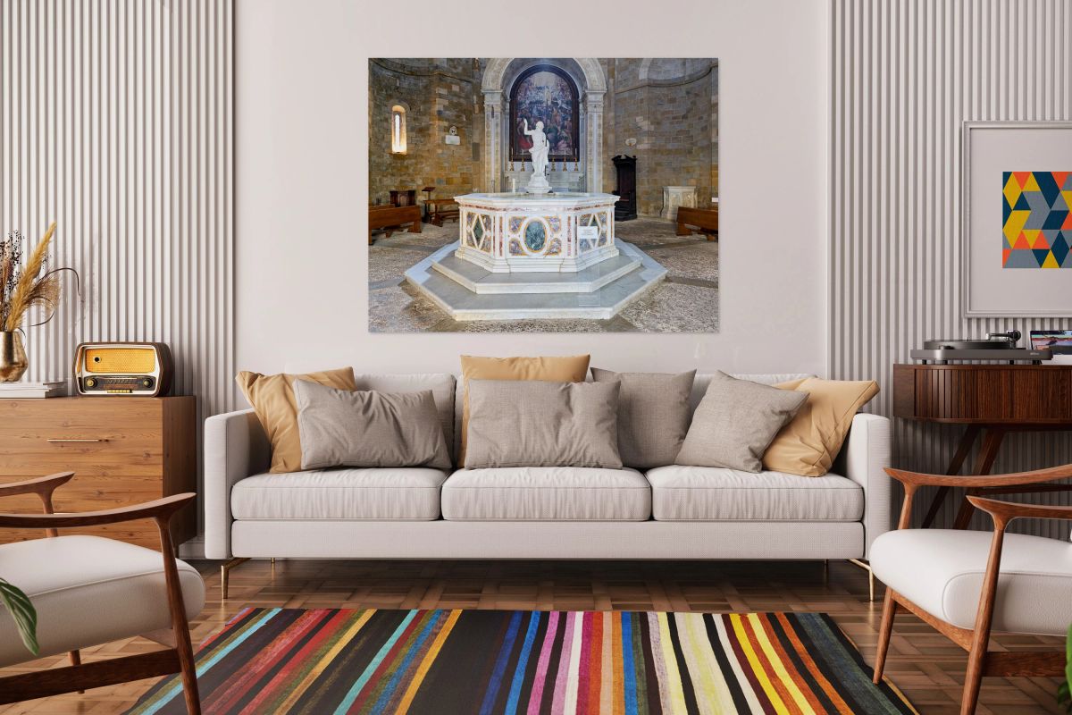 Exploring the baptistery of san giovanni in volterra tuscany