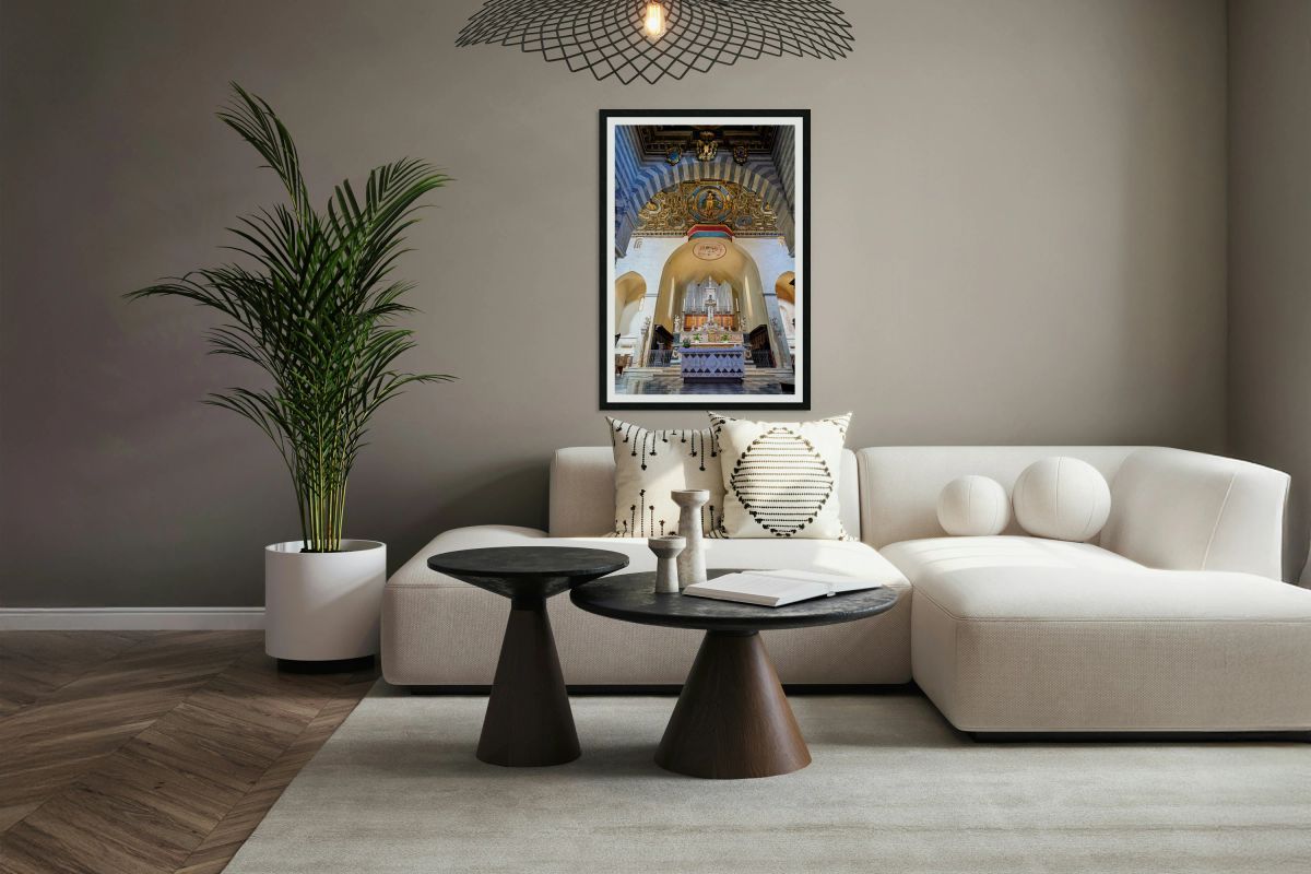 Exploring the interior of Cathedral Duomo di Volterra in Italy