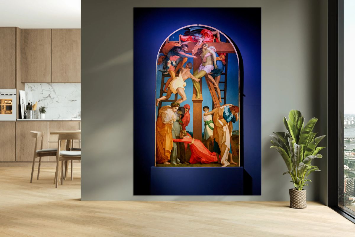 Deposition by rosso fiorentino in volterra tuscany italy