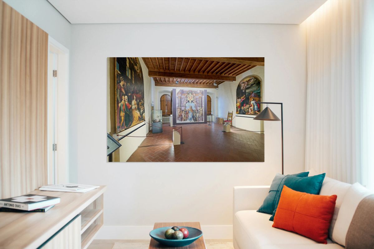 Visit to pinacoteca and museo civico in volterra italy