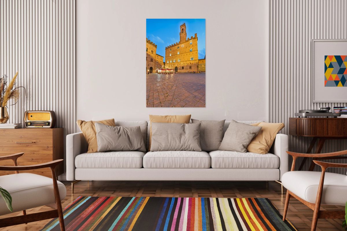 Exploring Palazzo dei Priori in Volterra Tuscany Italy