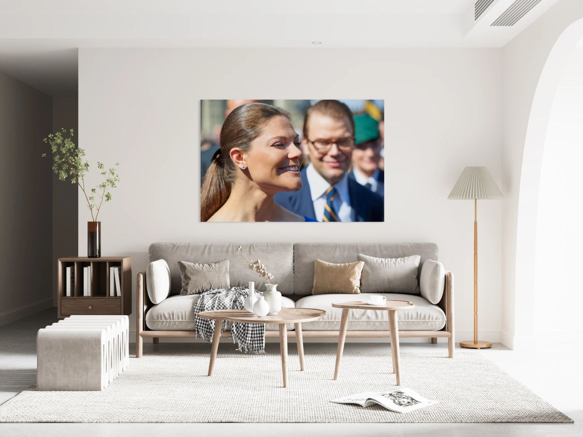 Crown Princess Victoria and Prince Daniel at event in Stockholm