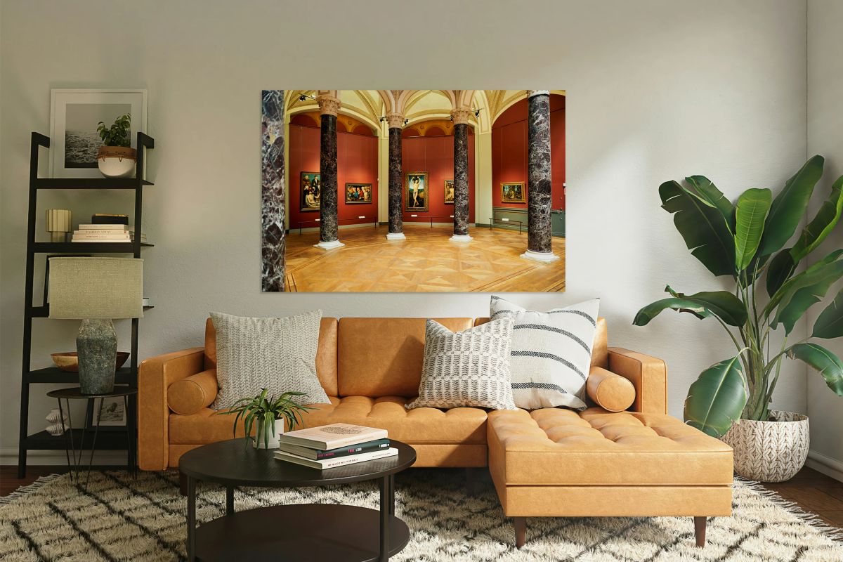 Interiors of Stockholm Nationalmuseum showcase art and design