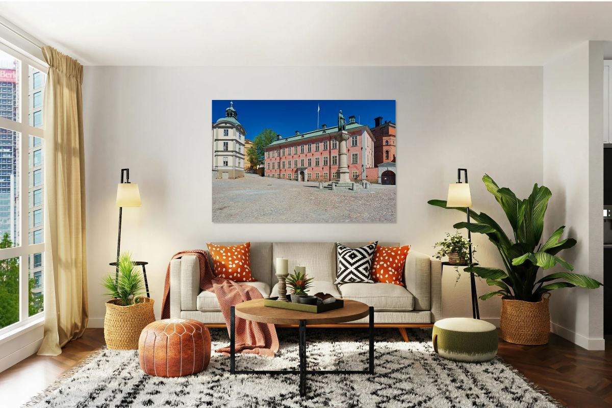 Exploring Gamla Stan in Stockholm with historic buildings