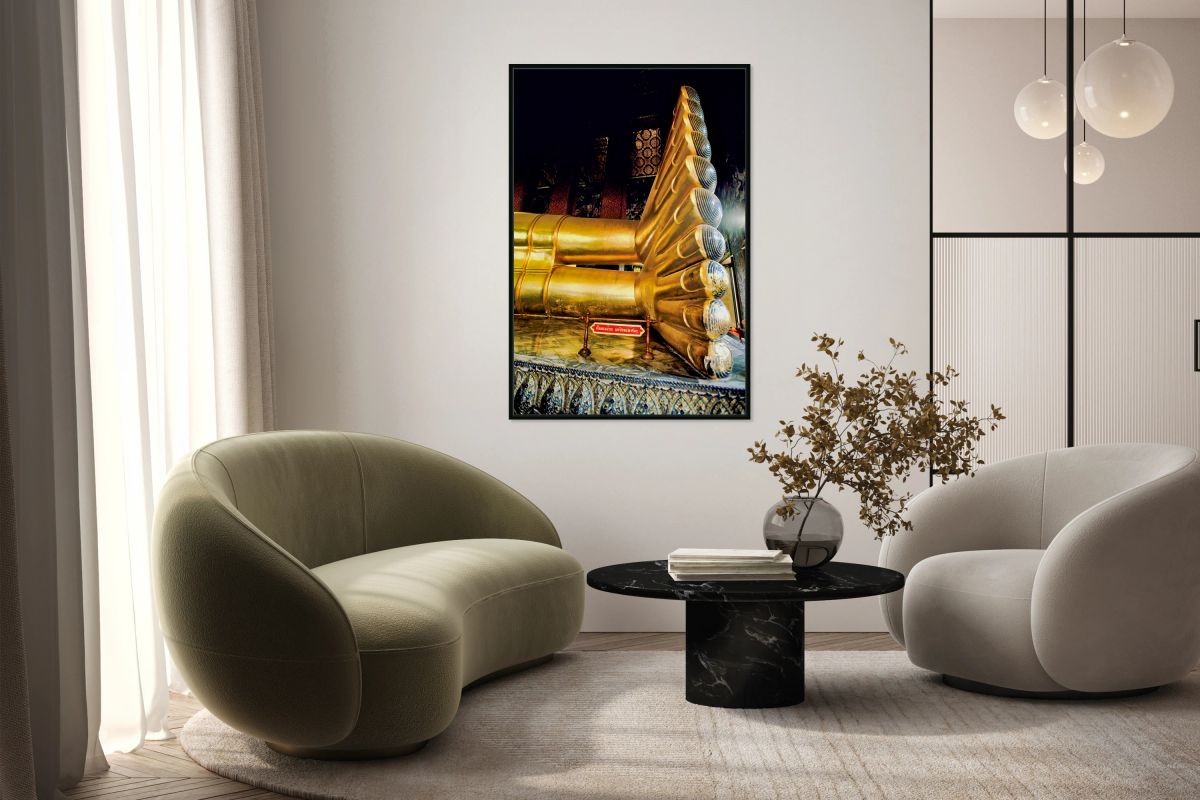 Big Buddha statue at Wat Pho temple in Bangkok Thailand