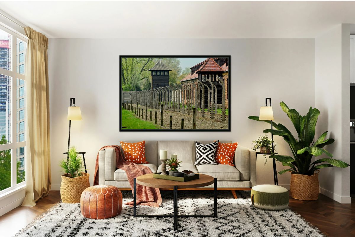 Exploring Auschwitz concentration camp site in Krakow Poland