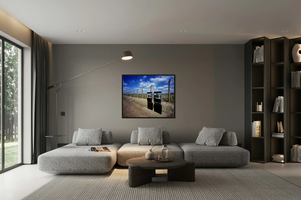 Krakow site of Auschwitz concentration camp with exhibits