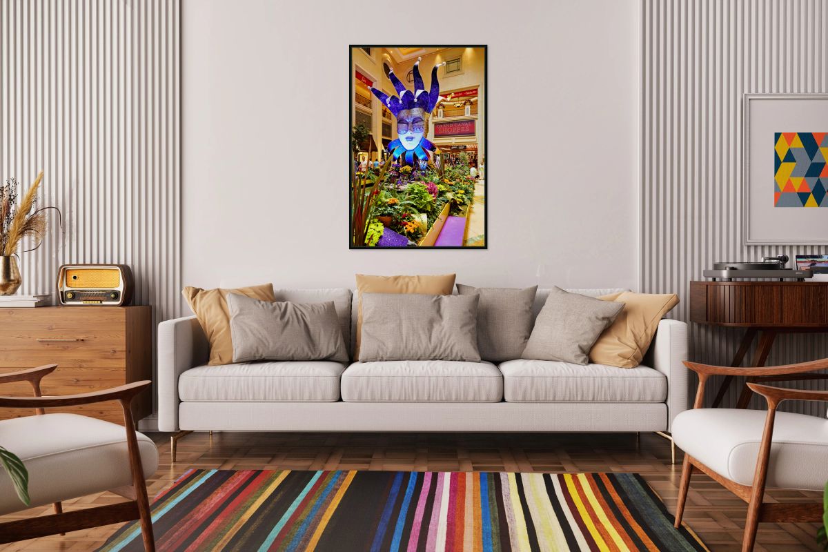 Mardi Gras display in Mall of Venetian Hotel in Las Vegas