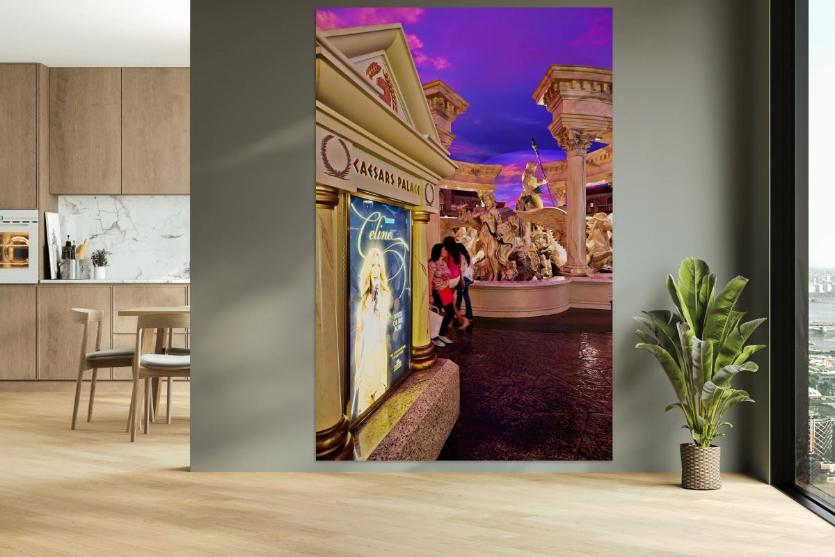 Shopping at caesars palace hotel in las vegas