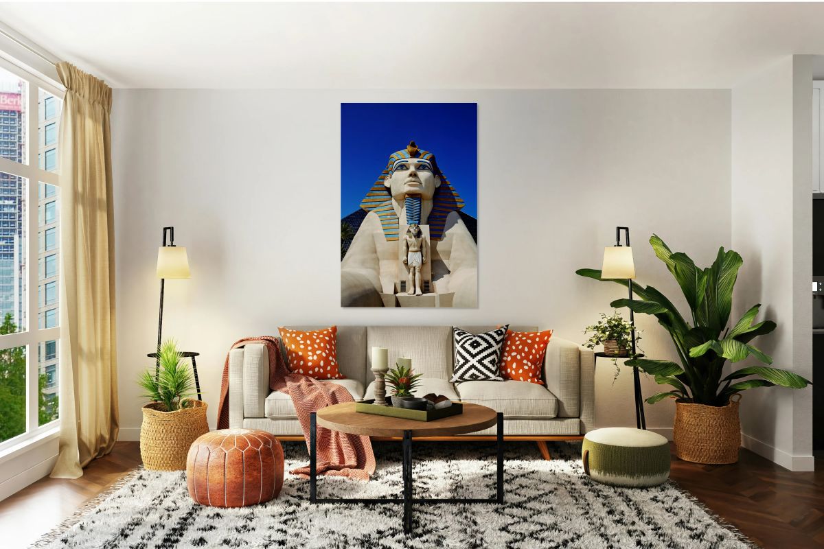 Luxor Hotel and Casino features large sphinx in Las Vegas