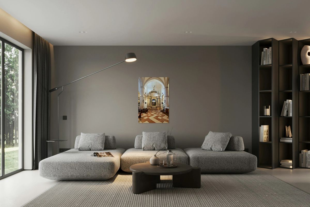 Visit to santa corona catholic church in vicenza italy