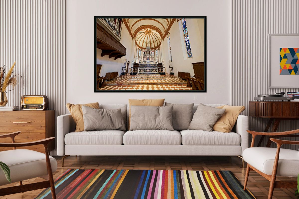 Visit to santa corona church in vicenza veneto italy