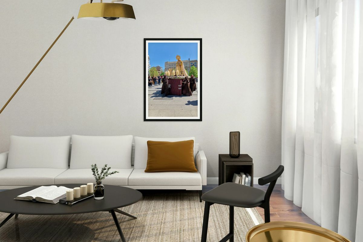 Easter processions in Zaragoza Aragon Spain during Holy Week