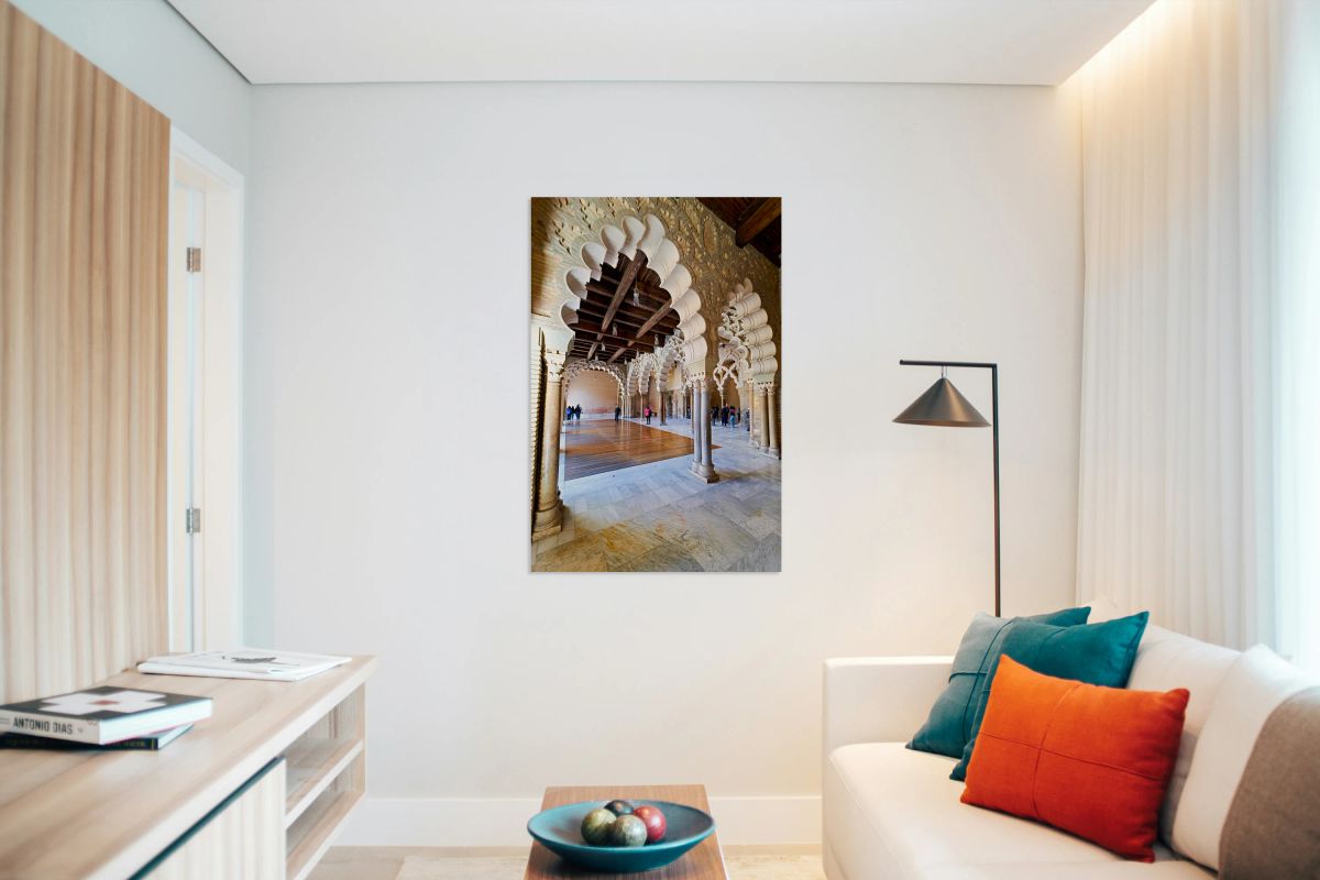 Visit to aljaferia palace in zaragoza spain