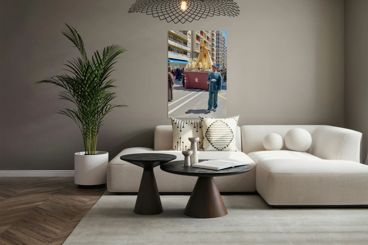 Processions during Easter Holy Week in Zaragoza Spain