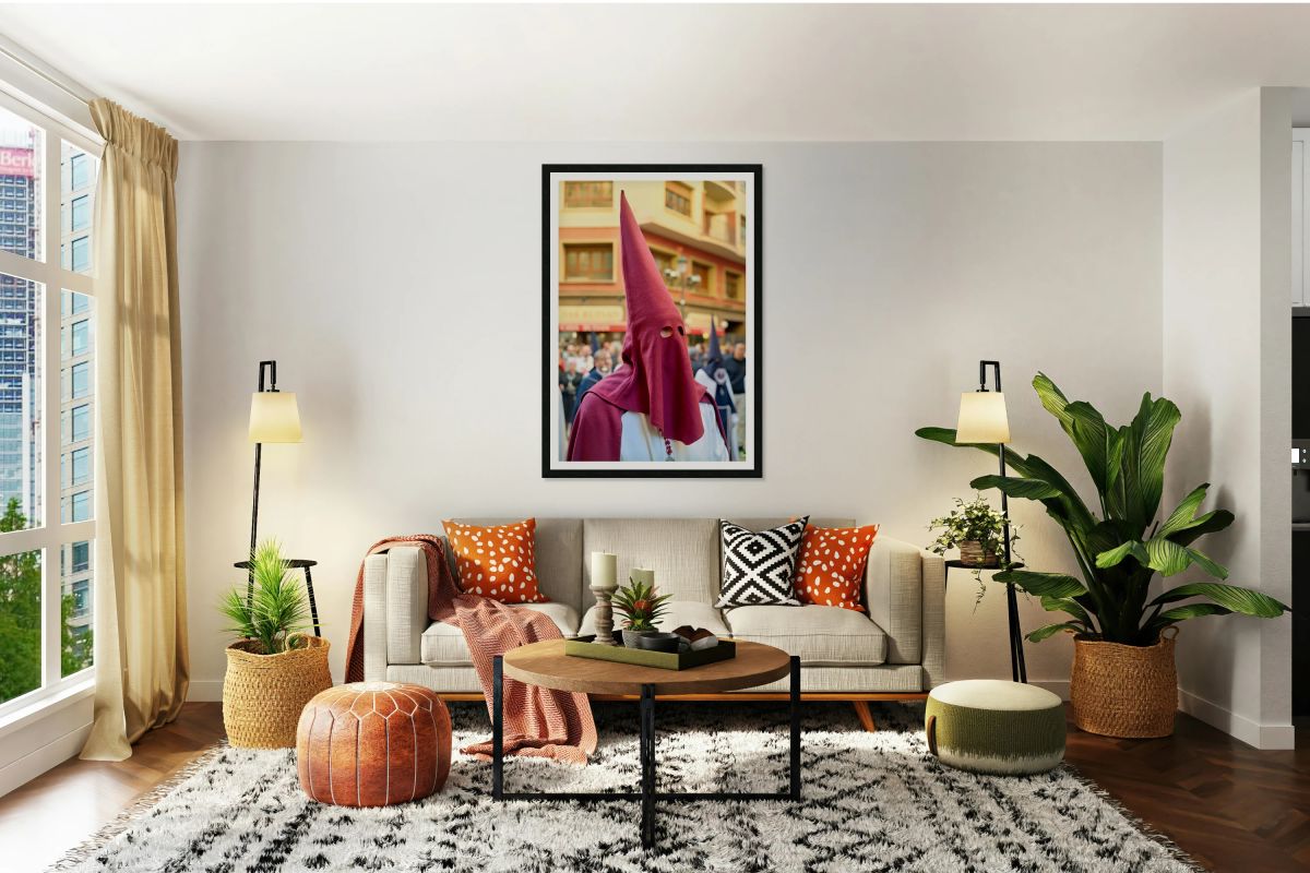 Easter processions in Zaragoza with traditional garb