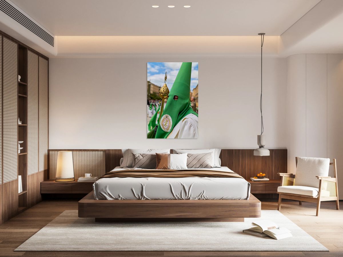 Processions during Easter Holy Week in Zaragoza Spain