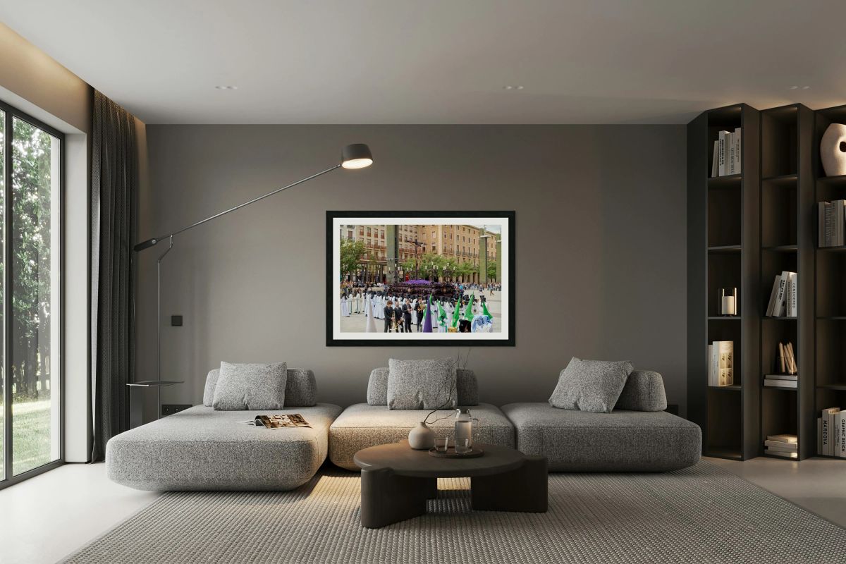 Processions in Zaragoza during Easter Holy Week celebrations