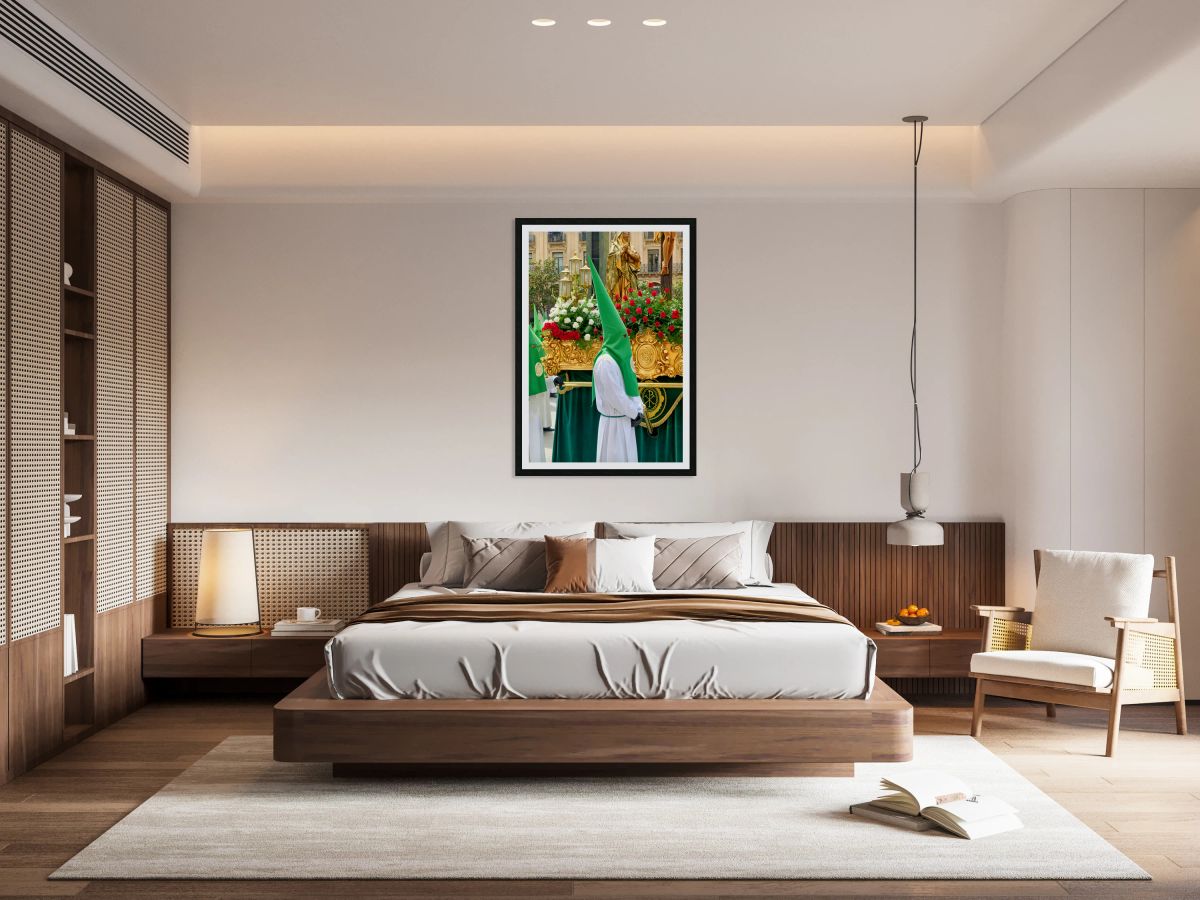 Processions during Easter Holy Week in Zaragoza Spain