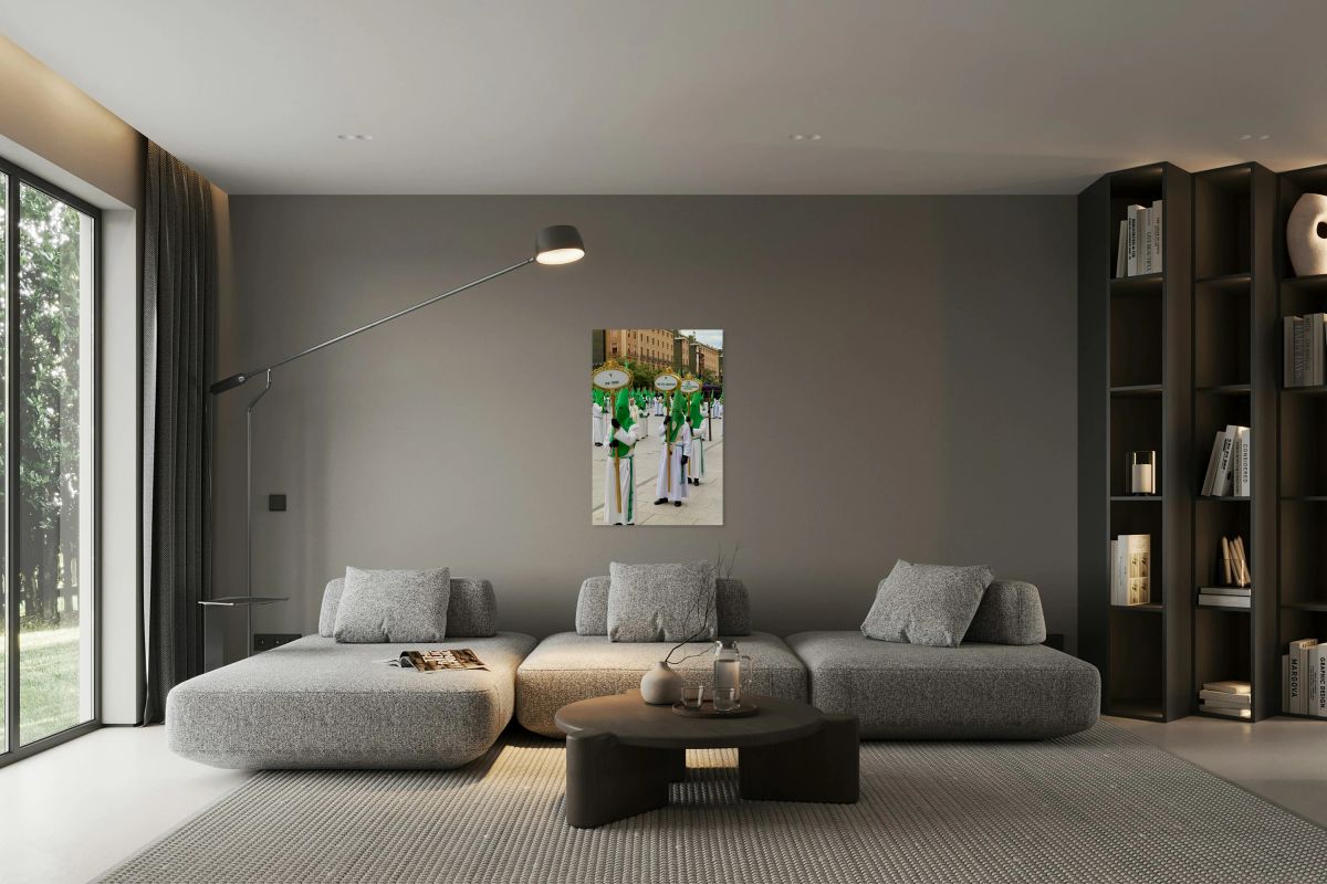 Processions during Holy Week in Zaragoza Spain