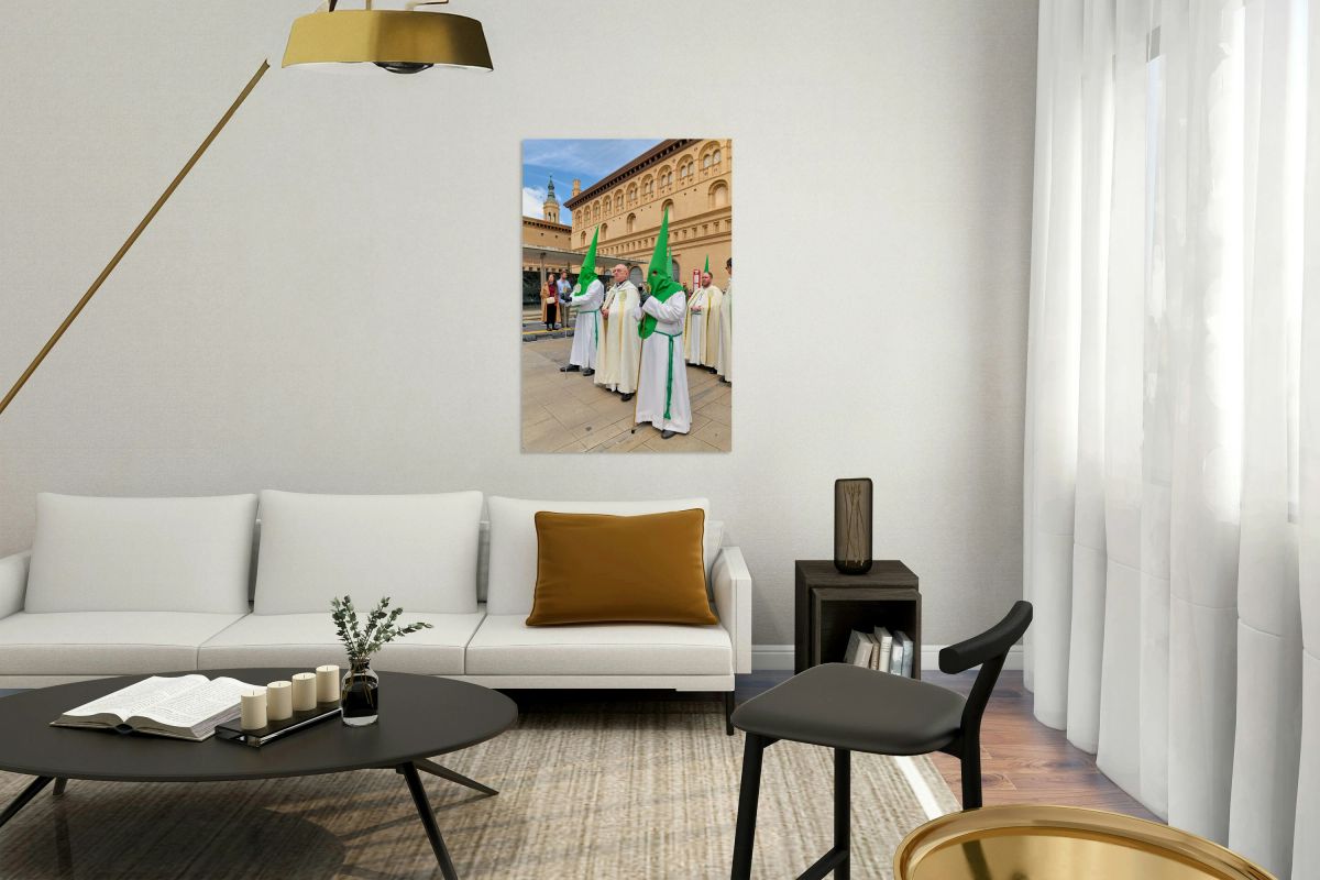 Easter Holy Week processions in Zaragoza Spain