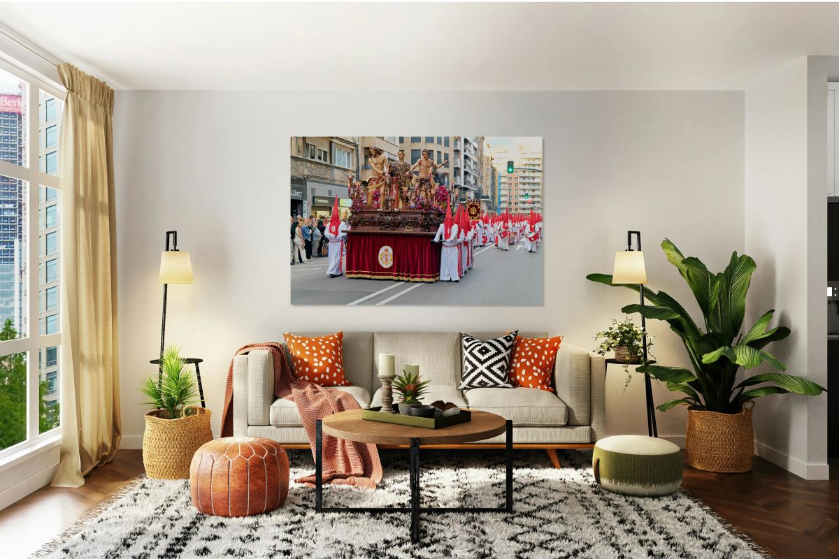 Easter Holy Week processions in Zaragoza Spain