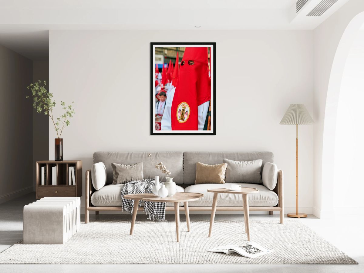 Processions during Easter Holy Week in Zaragoza Spain