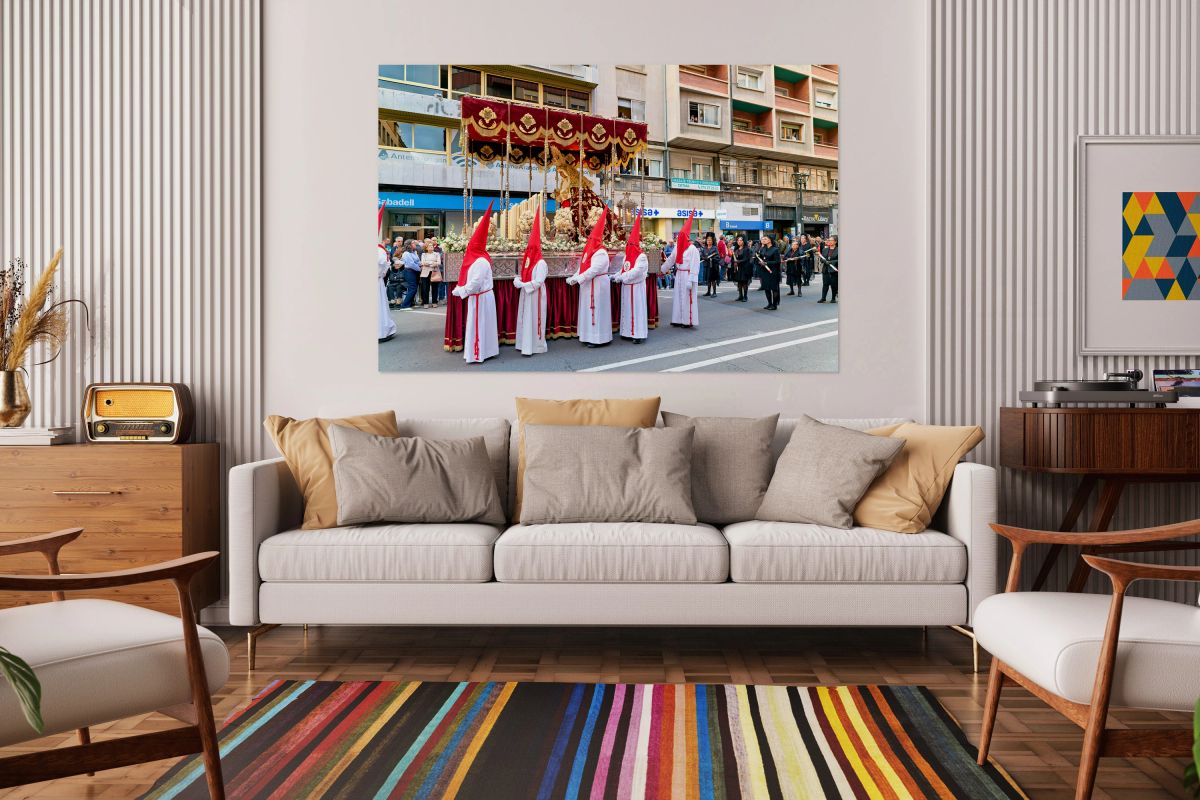 Easter processions in Zaragoza during Holy Week