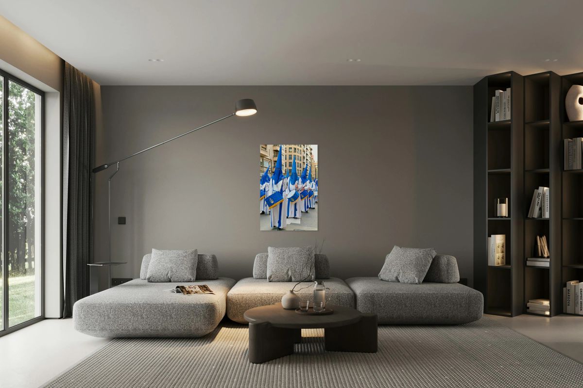 Processions during Easter Holy Week in Zaragoza Spain