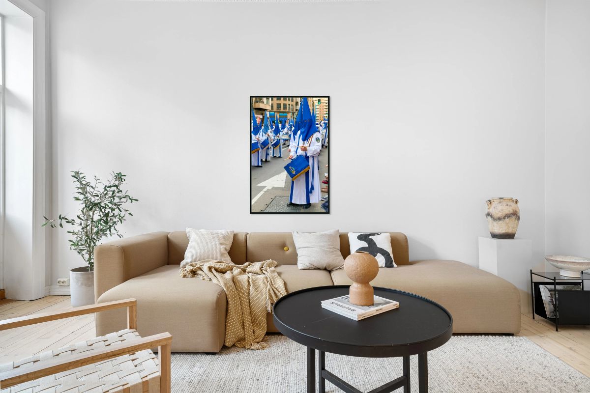 Processions during Easter Holy Week in Zaragoza Spain