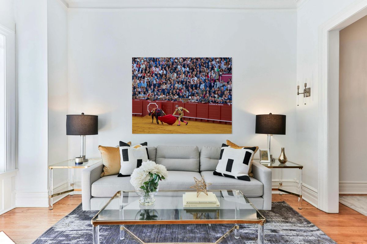 Bullfight in Seville Arena during festival season