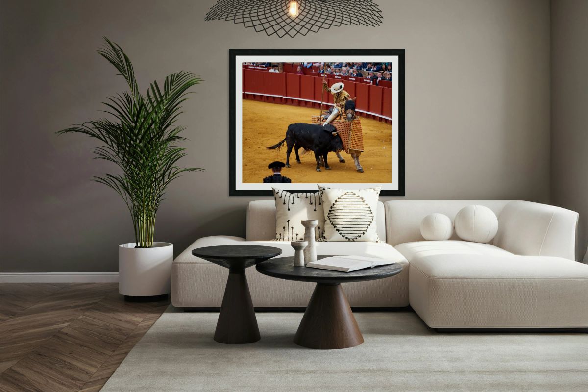 Bullfight in Seville Arena shows traditional Spanish culture