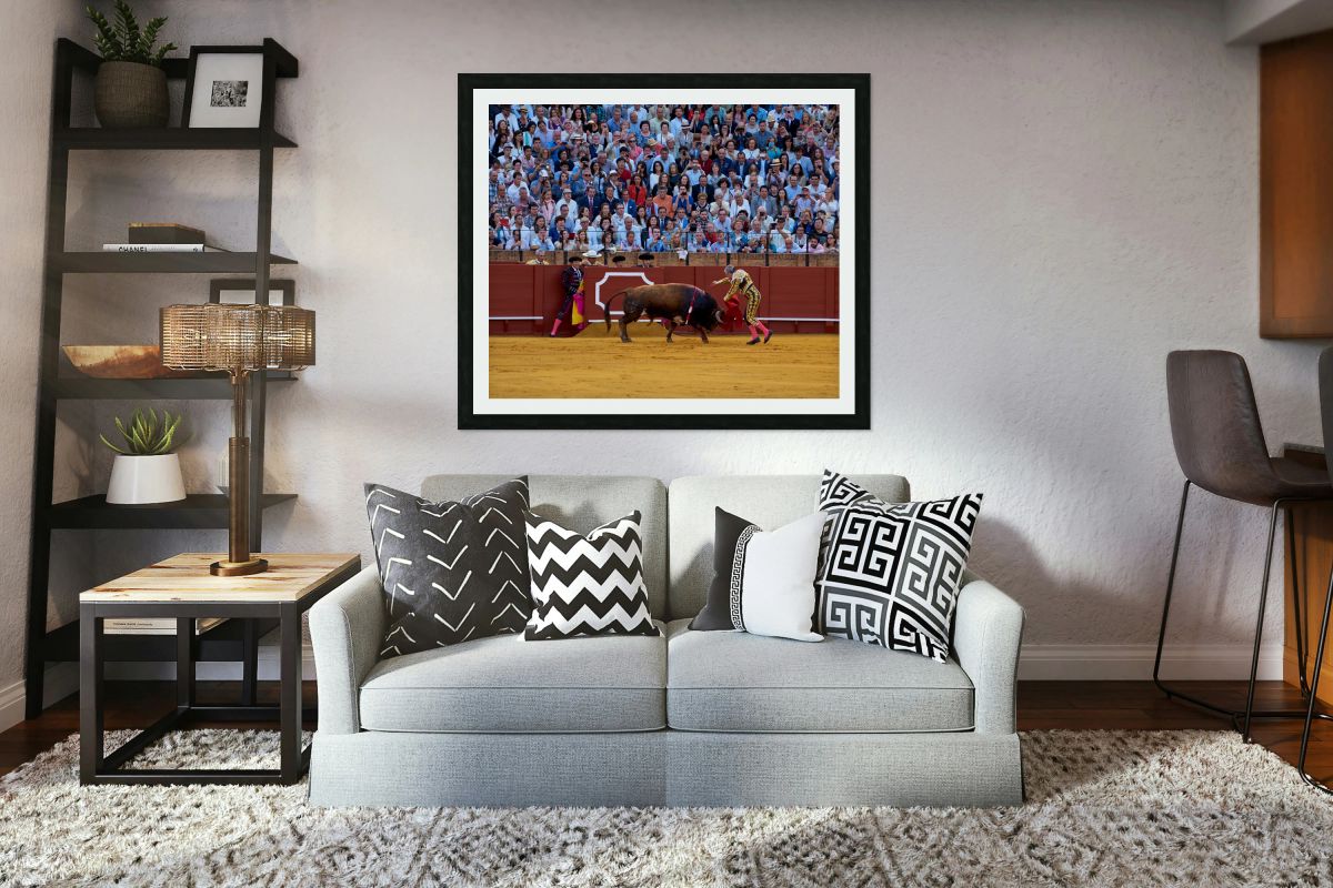 Bullfight event in Seville Arena during Andalusia festival