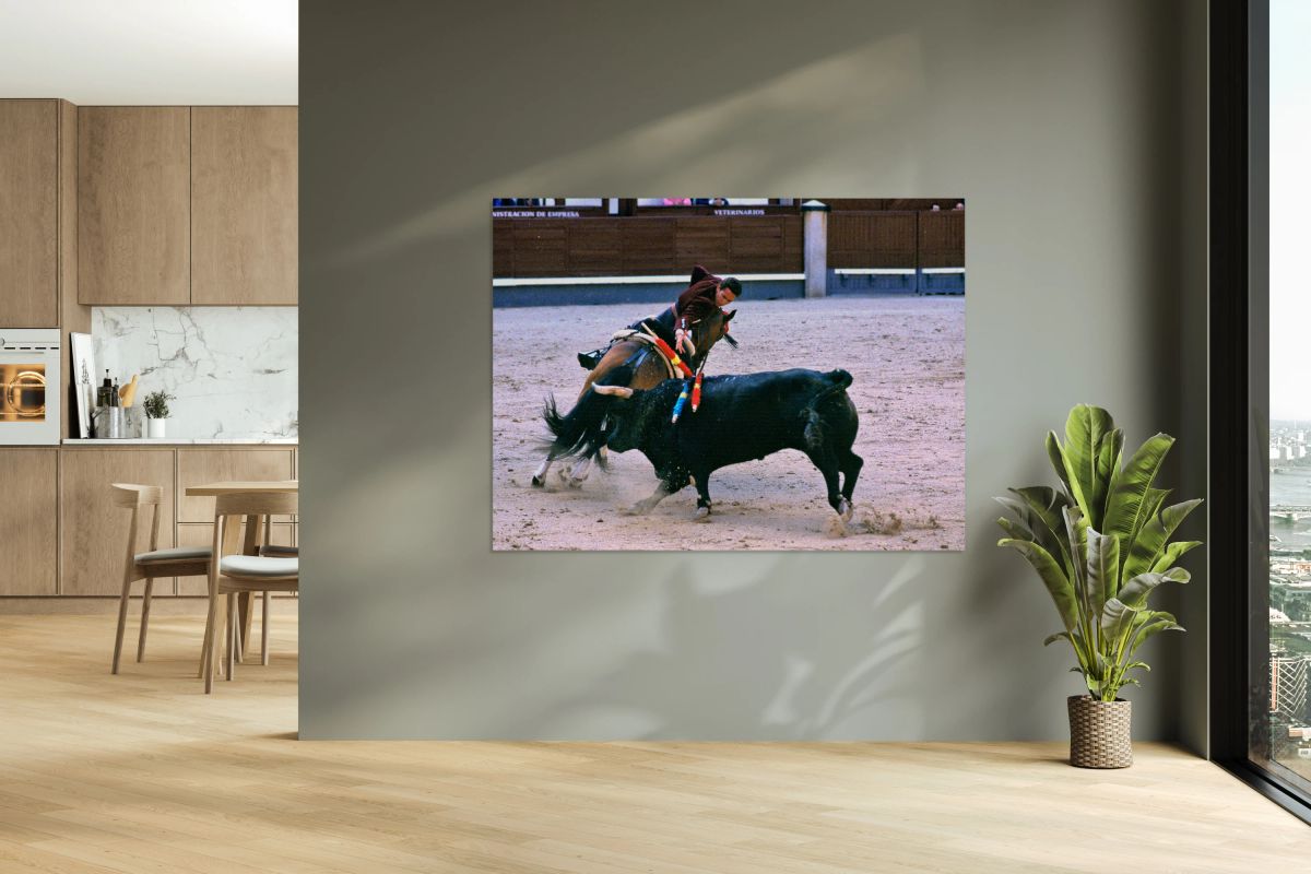 Bullfight in Madrid Spain during the afternoon event