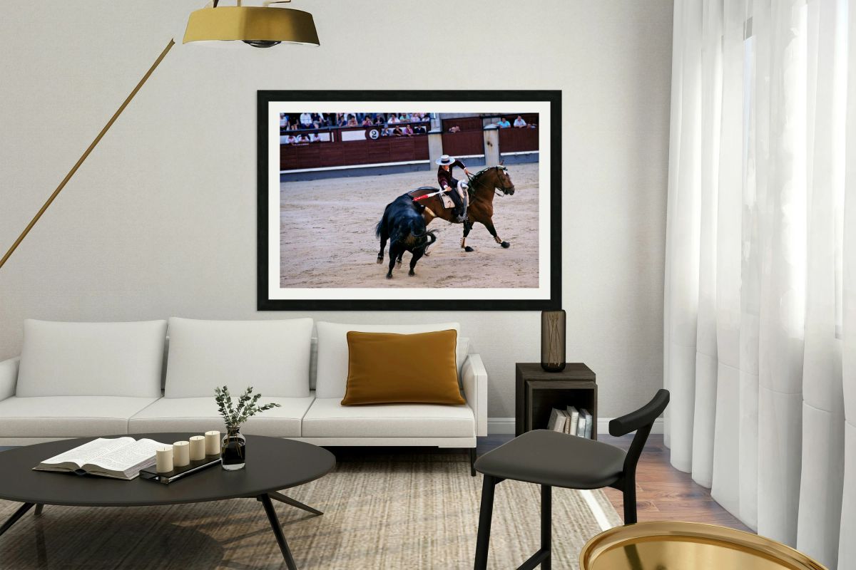 Bullfighting on horseback at Las Ventas in Madrid Spain