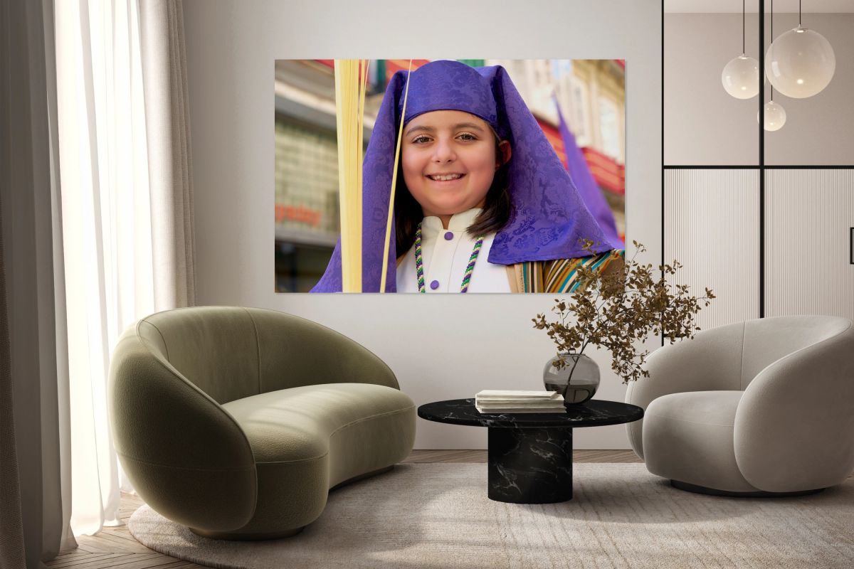 Easter procession in Malaga Spain during Holy Week