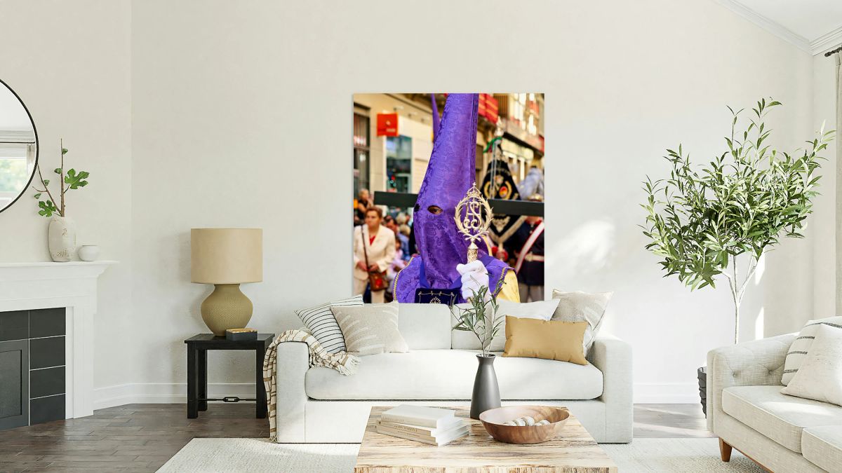 Processions for easter holy week in malaga spain