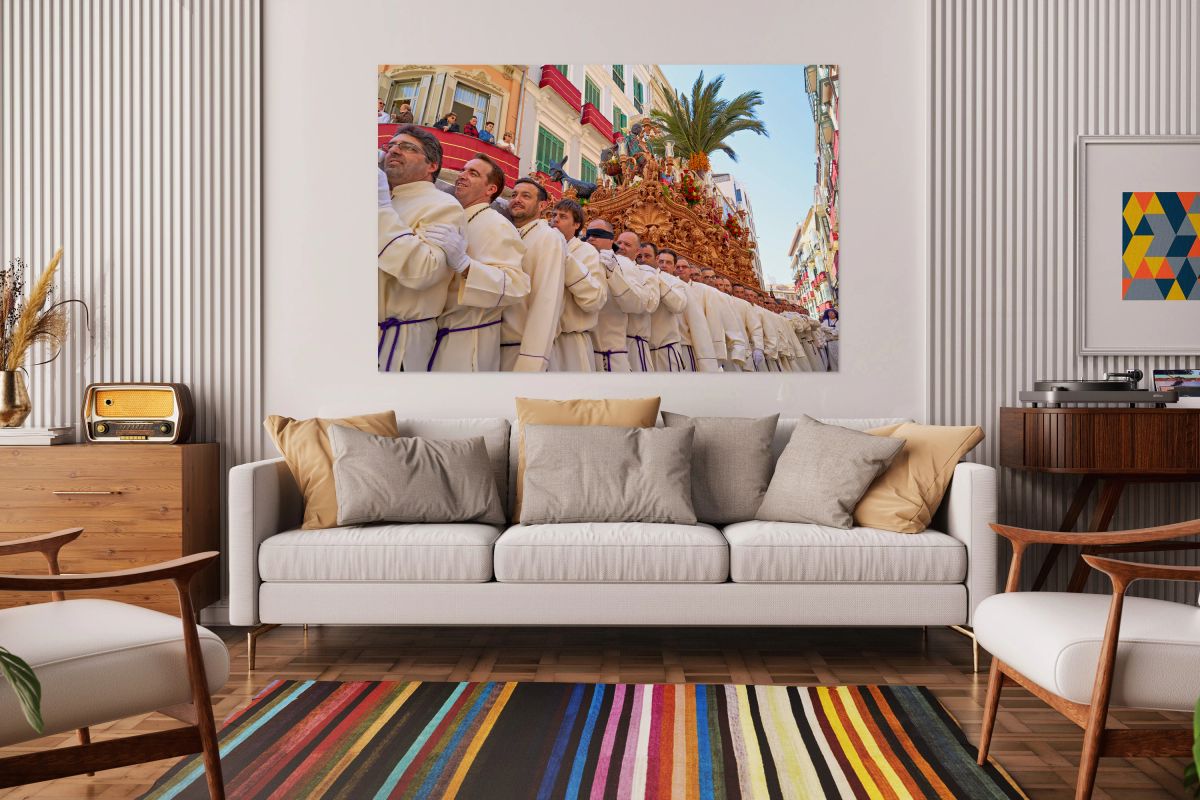 Procession in Malaga during Easter Holy Week