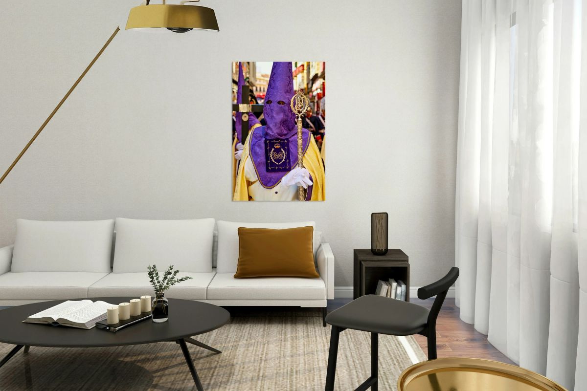 Processions during Holy Week in Malaga Andalusia