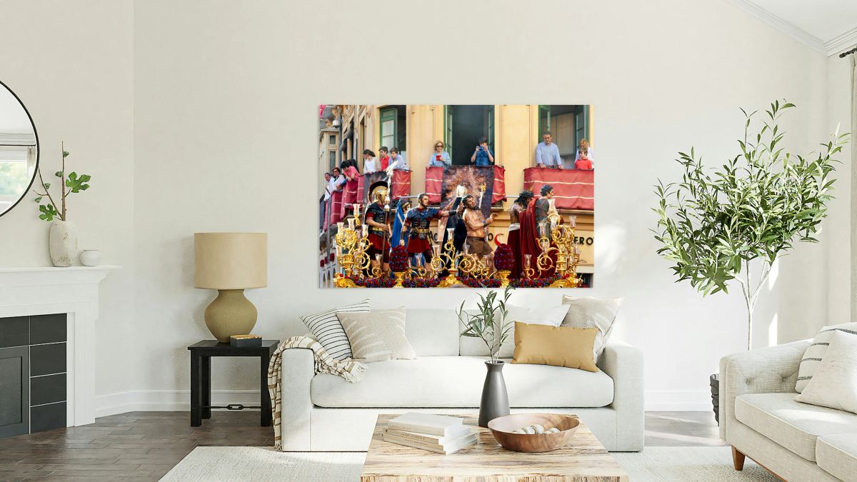 Procession in Malaga during Easter Holy Week