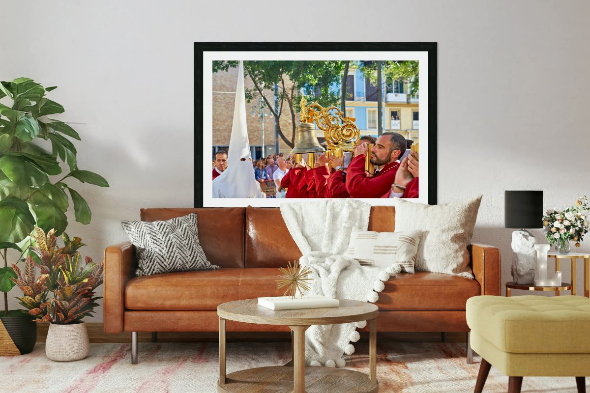 Processions for easter holy week in malaga spain