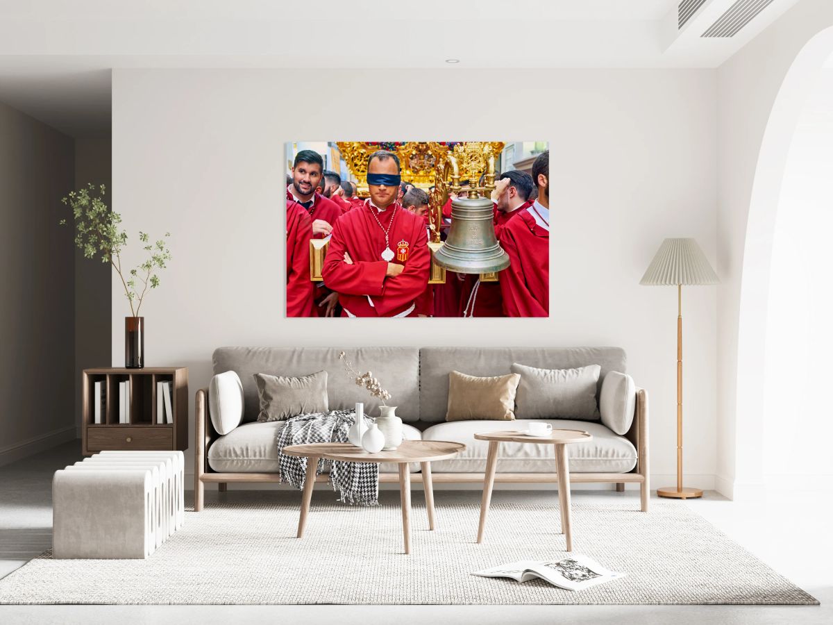 Processions during Easter Holy Week in Malaga Andalusia