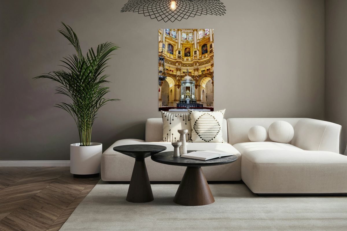 Granada cathedral interior showing Capilla Mayor area