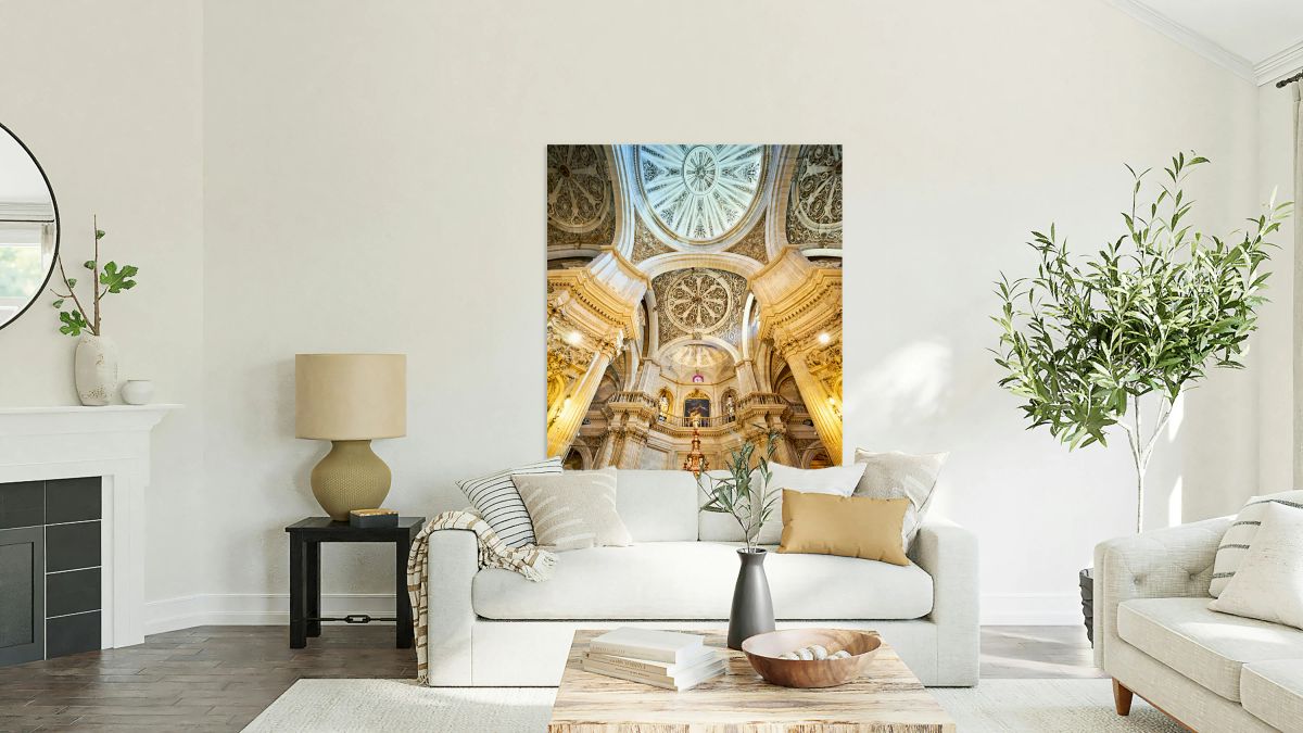 Granada Cathedral view from the interior ceiling