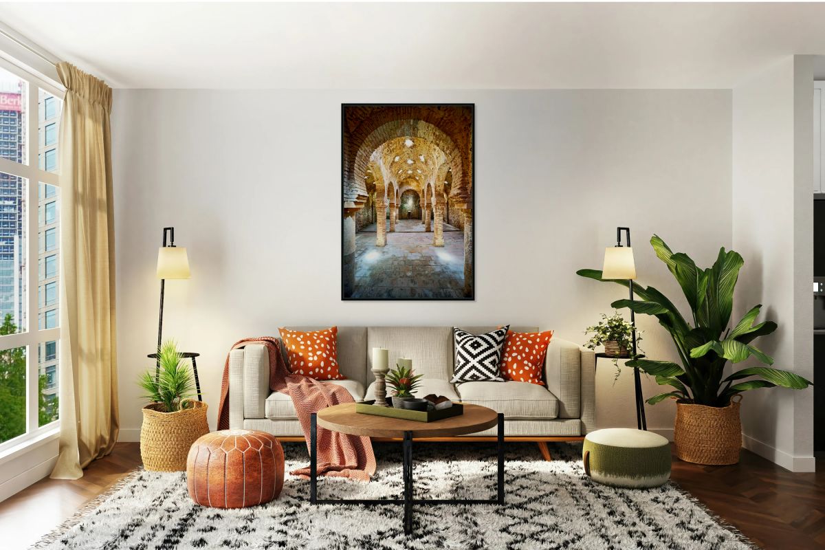 Ancient Arab baths in Ronda Andalusia Spain