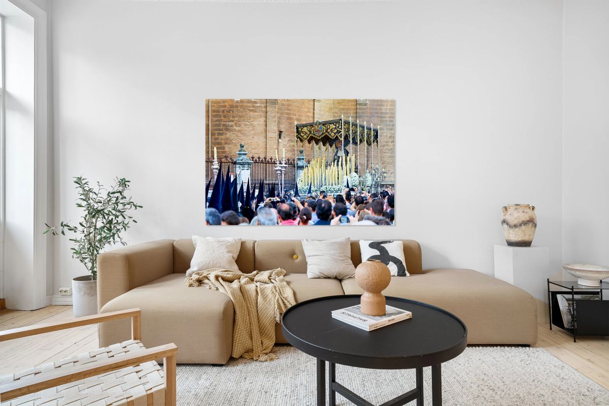 Processions during Easter Holy Week in Seville Spain