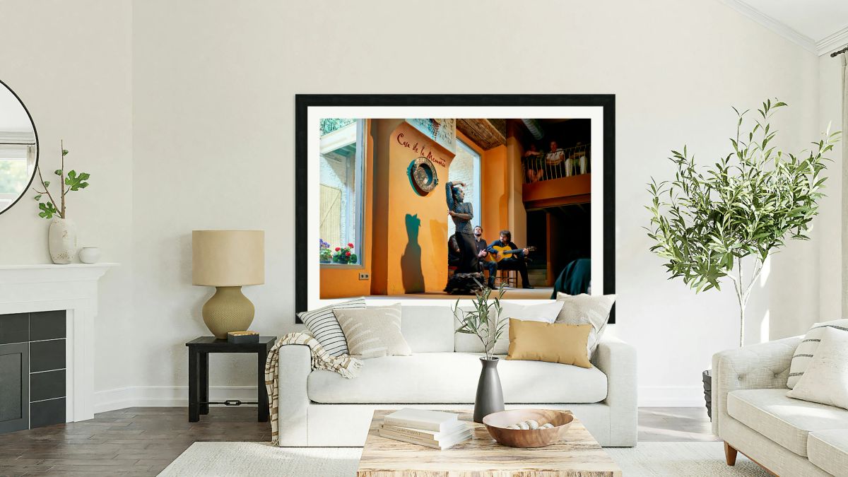 Flamenco dancers perform in Seville Andalusia Spain