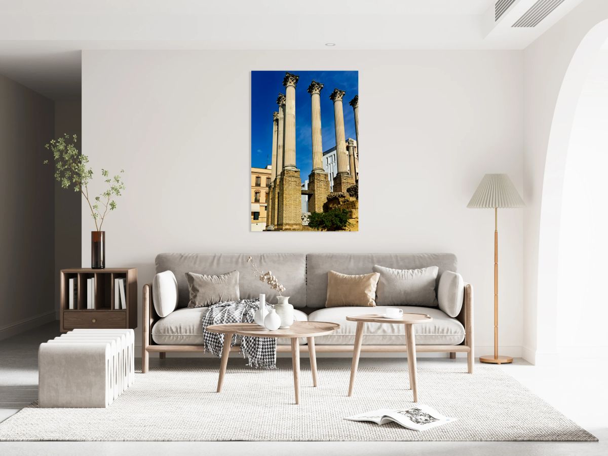 Ruins of roman theatre in cordoba andalusia spain