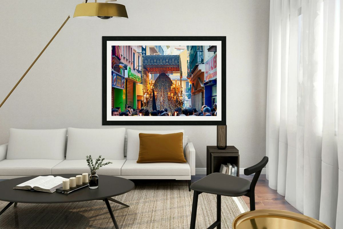 Procession in Seville during Easter Holy Week