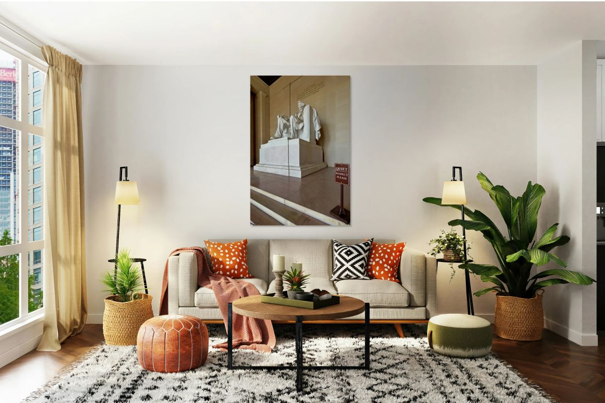 Lincoln statue in Washingtons memorial